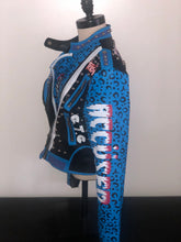 Load image into Gallery viewer, Azalea Wang Blueworld Graphic Moto Jacket