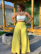 Load image into Gallery viewer, Side Pleated Palazzo Pants
