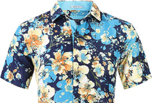 Load image into Gallery viewer, Wrinkle-Free Hawaiian Short Sleeve Button Down
